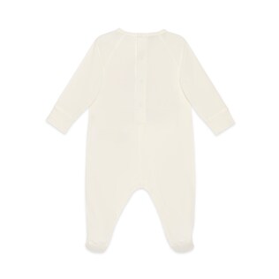 Baby sleepsuit with Gucci bee print