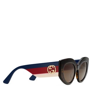 Oversize cat eye acetate sunglasses