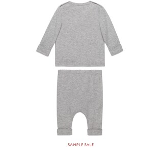Baby gift set with fox print