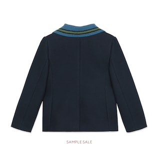 Children's cotton jacket with crest