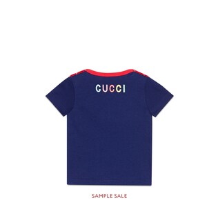 Baby T-shirt with Gucci puppy print