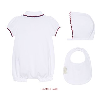 Ensemble cadeau pour bébé en coton avec papillon