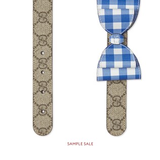 Children's GG Supreme belt with bow