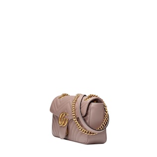 GG Marmont Schultertasche aus Matelassé-Leder