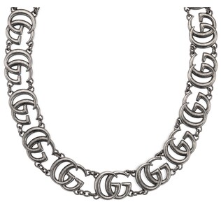 Double G necklace in silver
