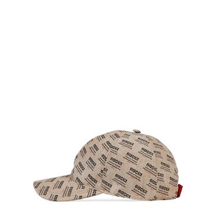 Gucci stamp print canvas baseball hat