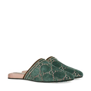 Slipper de Terciopelo con GG