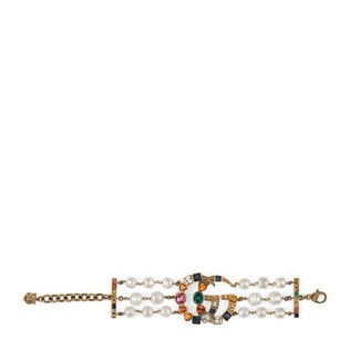Bracelet Double G avec cristaux
