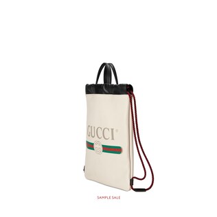 Zaino Gucci Print con coulisse misura piccola
