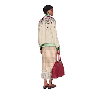 Embroidered sequin jacket