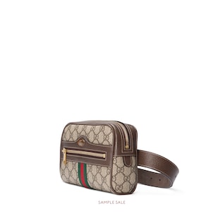 Bolsa con Cinturón Ophidia Pequeña GG Supreme
