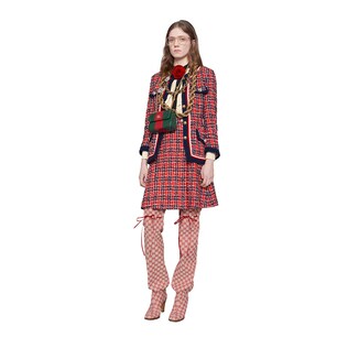 Tweed check jacket