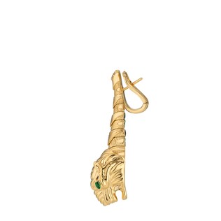 Dionysus yellow gold earrings