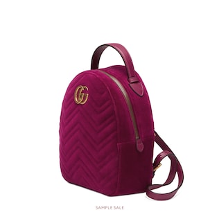 GG Marmont velvet backpack