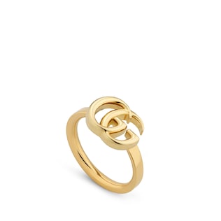 GG Running yellow gold ring