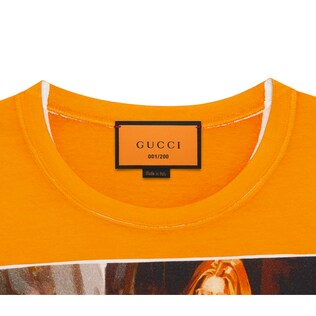 T-Shirt mit #GucciHallucination Print