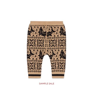 Legging pour bébé en coton jacquard requins