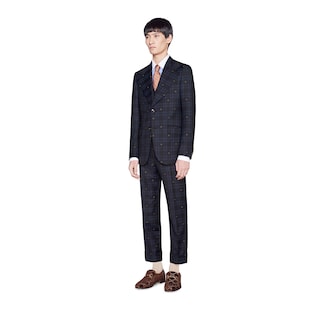 Bee check formal waistcoat