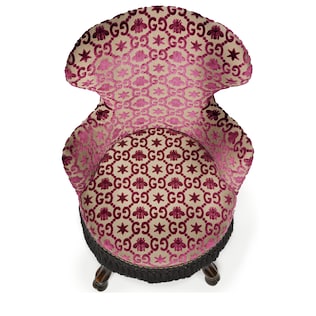 GG jacquard armchair