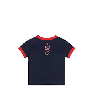 Baby T-shirt with Web and Kingsnake