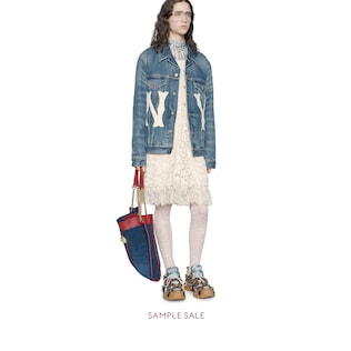 Giacca donna in denim con patch NY Yankees™