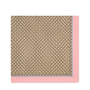 Modal silk shawl with GG bees motif