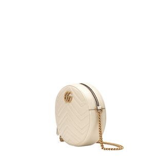 GG Marmont mini round shoulder bag