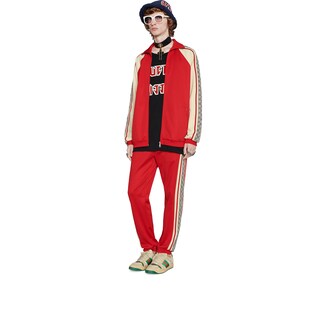 Oversize t-shirt with metal Gucci print