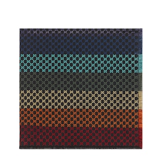 GG jacquard shawl