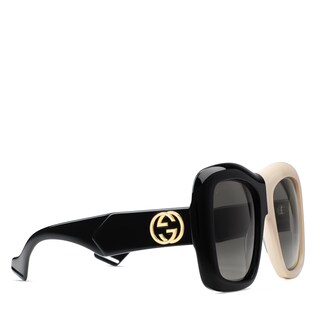 Oversize square-frame sunglasses