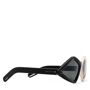 Diamond-frame sunglasses