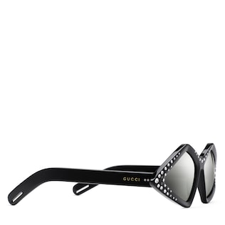 Gafas de sol con montura en forma de diamante con cristales