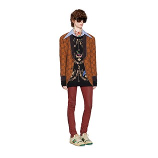 Veste en flanelle GG