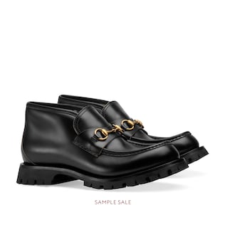 Leather Horsebit loafer
