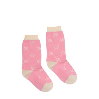 Chaussettes pour enfant en coton avec motif GG