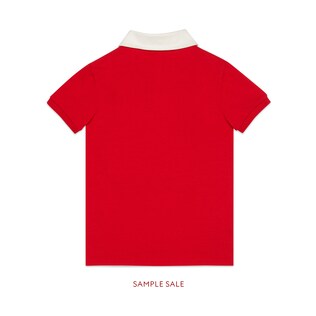 Children's polo with Gucci logo