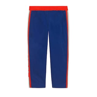 Children's track bottoms with Gucci stripe