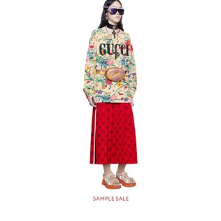 Gucci印花寬身衛衣