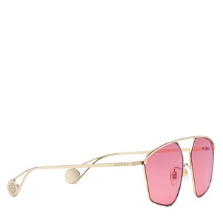Specialized fit square-frame sunglasses