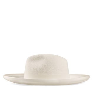 Felt wide-brim hat