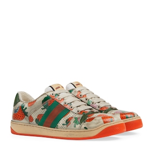 Women's Screener Gucci Strawberry sneaker