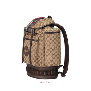 Large GG canvas backpack