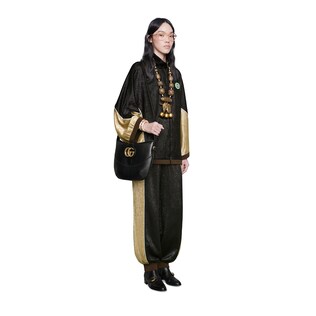 Crêpe lurex kimono jacket