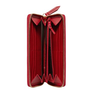 Leather zip around wallet