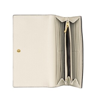 Gucci Zumi grainy leather continental wallet