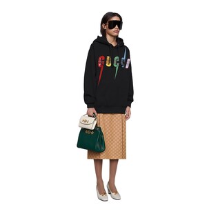 Oversize sweatshirt with Gucci Blade