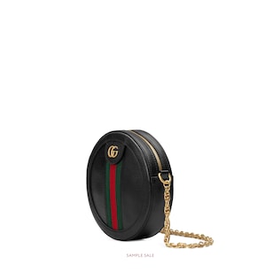 Ophidia mini round shoulder bag