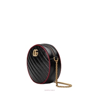GG Marmont mini round shoulder bag