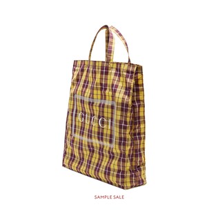 Medium Gucci print check tote