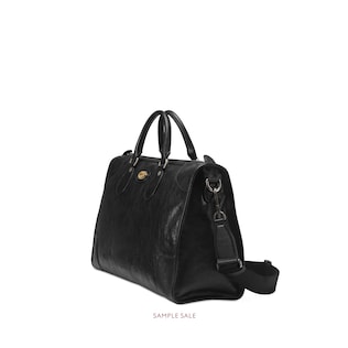 Medium soft leather duffle